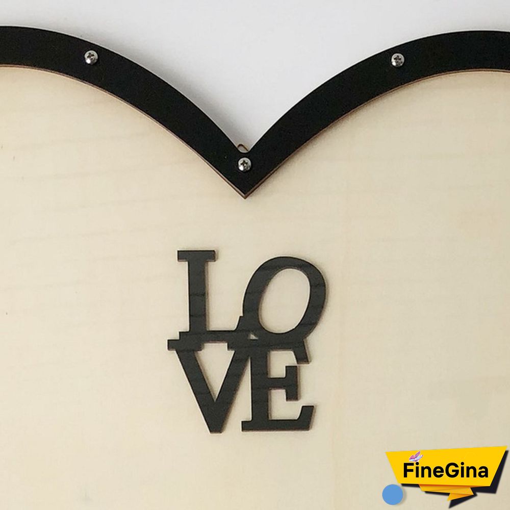 Wood Hearts Wedding Guest Book Alternative, Heart Drop Guest Book Rustic Wooden Love Heart Wedding Table Scatter Decoration Crafts, for 65 Hearts Wedding