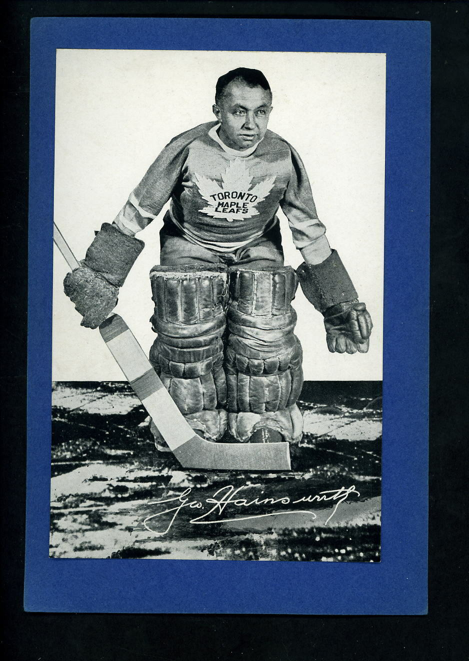 # 321 George Hainsworth 1934-44 Beehive Group 1 Photo Poster paintings Toronto Maple Leafs