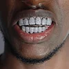 THATBOY Hip Hop Flash Punk Cyberpunk Bachelor Party Christmas Halloween Cubic Zirconia Braces 16/12 Upper and Lower Braces Oral Punk Teeth Hat Cosplay Rapper