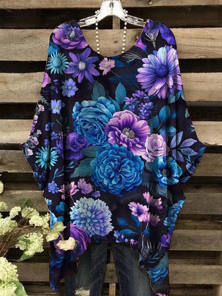 Women's Floral Casual Print Top