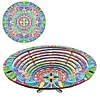 (US Local)Diamond Painting Wooden Serving Tray Decorative Diamond Painting Dining Plate(C)