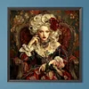 Retro Girl - Diamond Painting - Full Round Drill (Canvas|40*40cm)