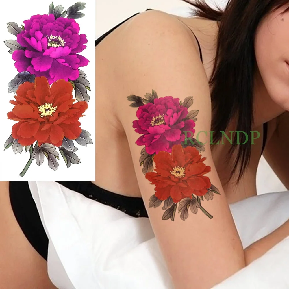 Waterproof Temporary Tattoo Sticker sexy blue red lips tattoo kiss tatto stickers flash tatoo fake tattoos for girls women