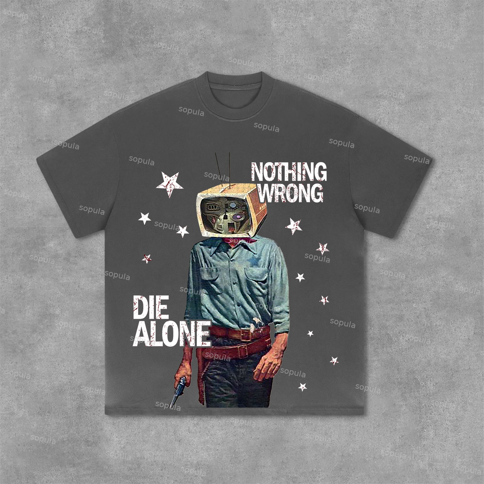 Sopula Nothing Wrong Graphic Print Cotton T-Shirt - SOPULA