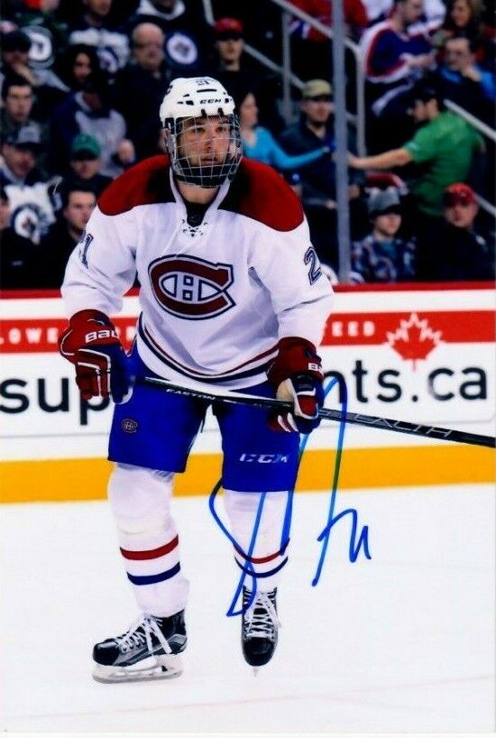 STEFAN MATTEAU autographed SIGNED MONTREAL CANADIENS 4x6 Photo Poster painting