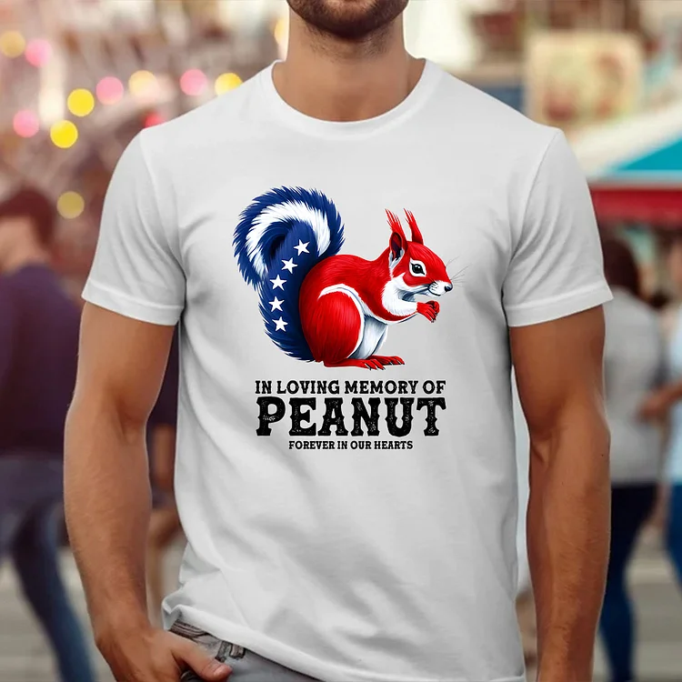 Peanut Shirt, Justice For Peanut Save Squirrel Gift, Wildlife Warriors,Funny Squirrel Shirt, Animal Lovers