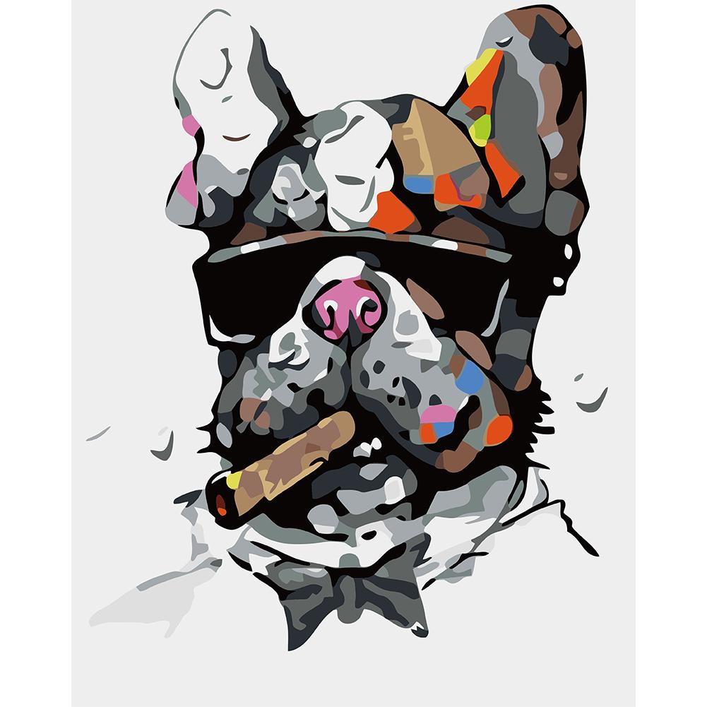 

40x50cm - Paint By Numbers Dog Boss, 501 Original
