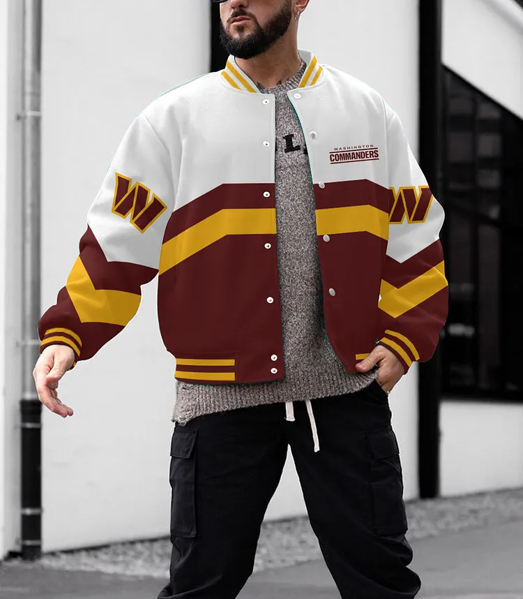 Washington Commanders Men's Limited Edition Full-Snap Casual Jacket