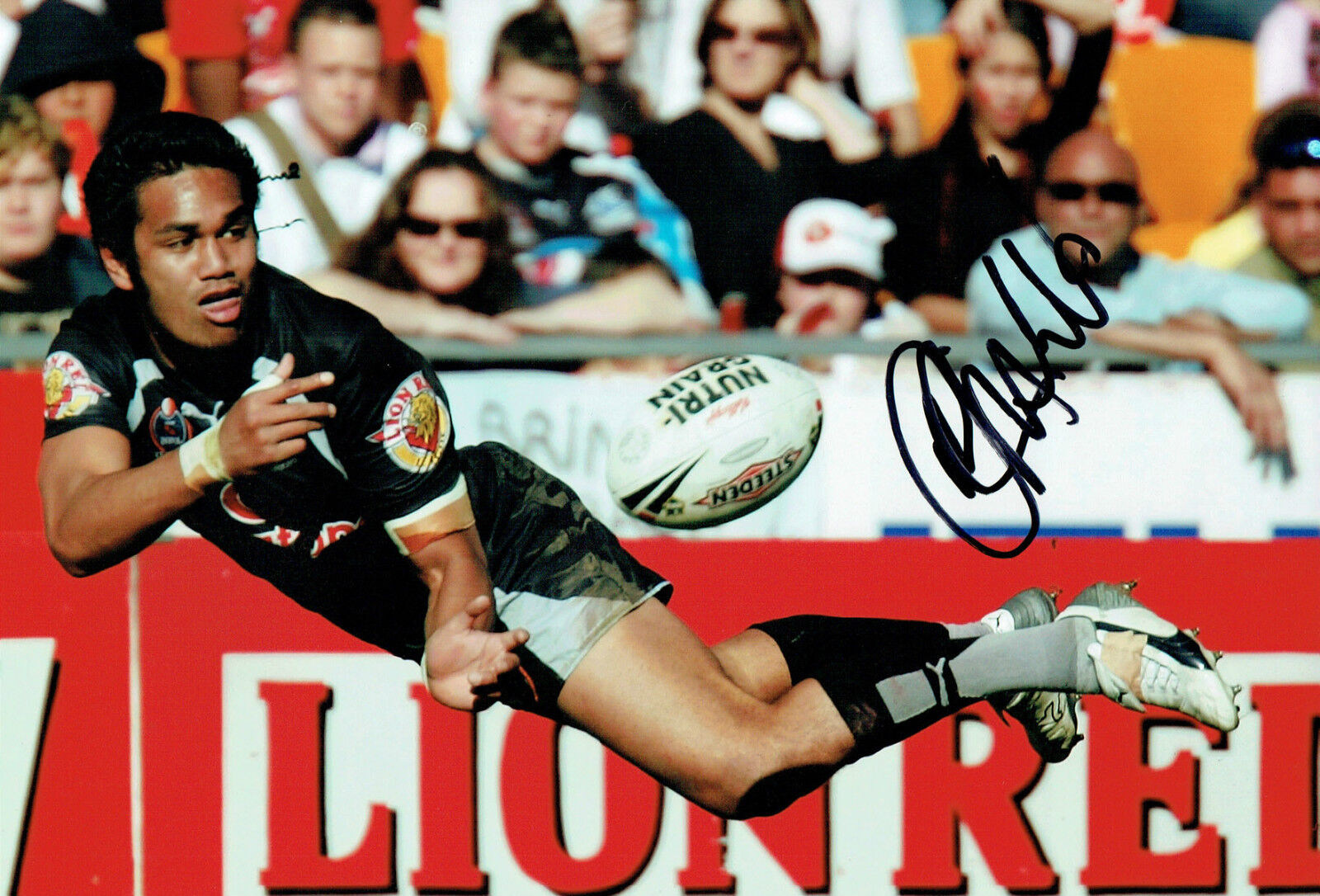 Patrick Ah VAN New Zealand Rugby League Signed Autograph 12x8 Photo Poster painting AFTAL COA