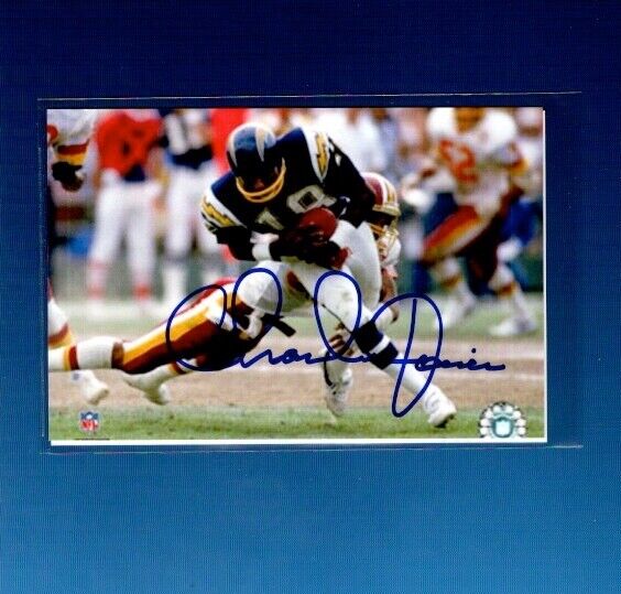 Charlie Joiner Autographed Photo Poster painting San Diego Chargers NFL 4x6 (Original)