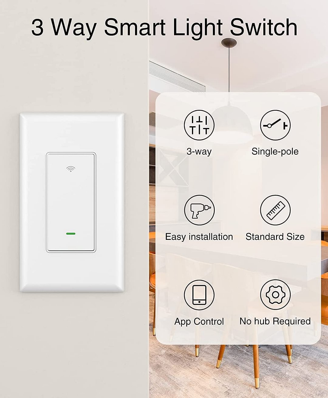 Gosund 3Way Smart Light Switch SW6