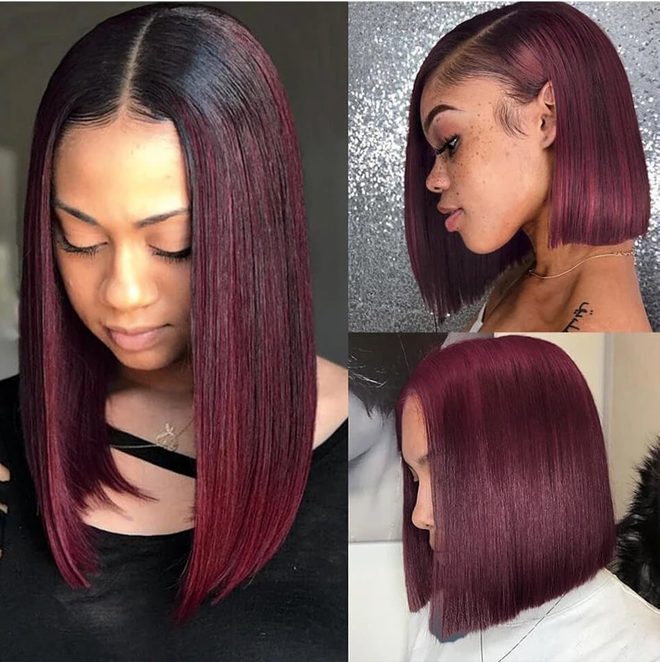 Short Straight Red Daily Wigs US Mall Lifes