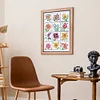 [Brand]Twelve Months Of Flowers - 14CT Stamped Cross Stitch - 45*56cm - Flower