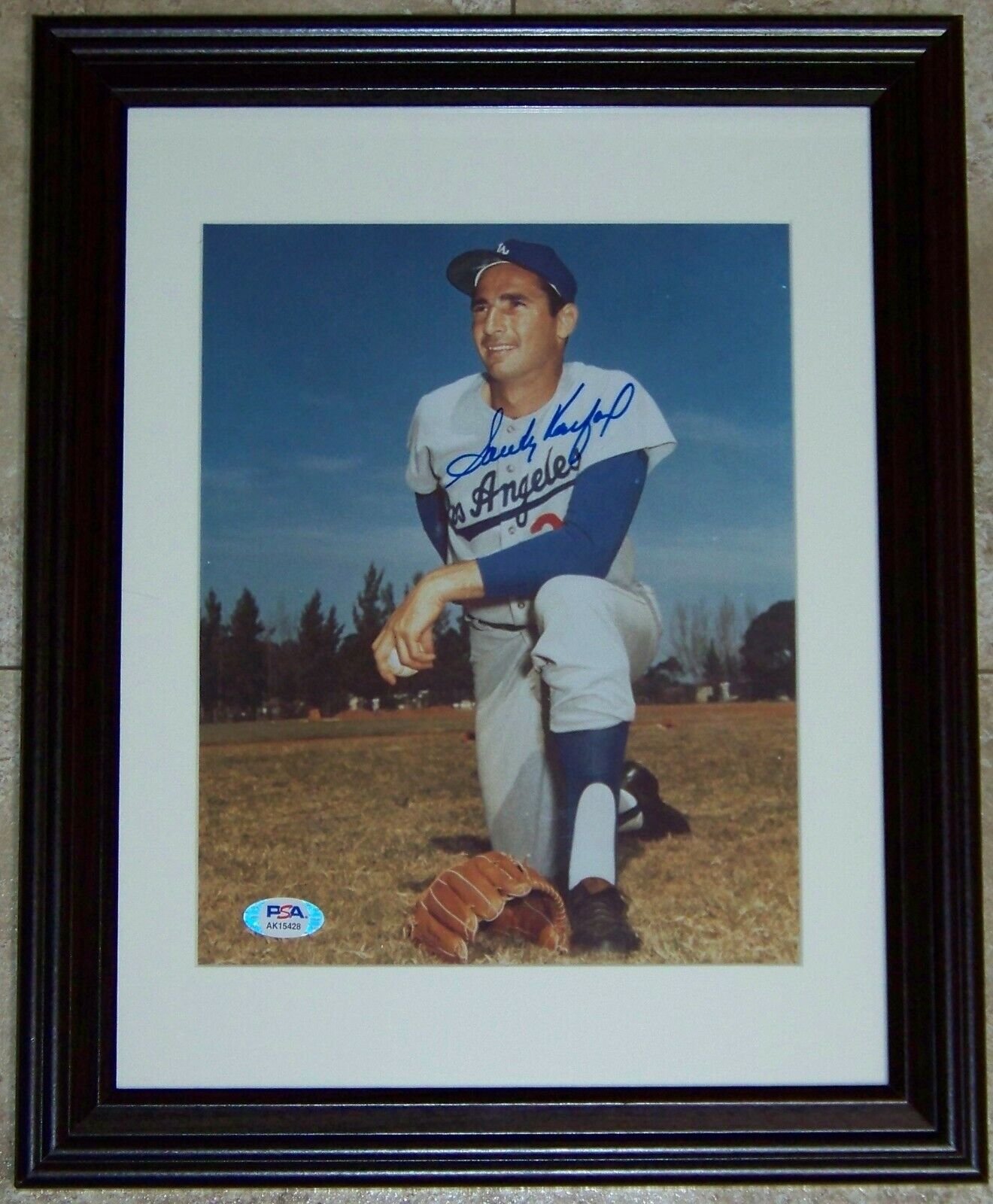 SIMPLY GORGEOUS! Sandy Koufax Signed Autographed 8x10 Baseball Photo Poster painting PSA LOA!