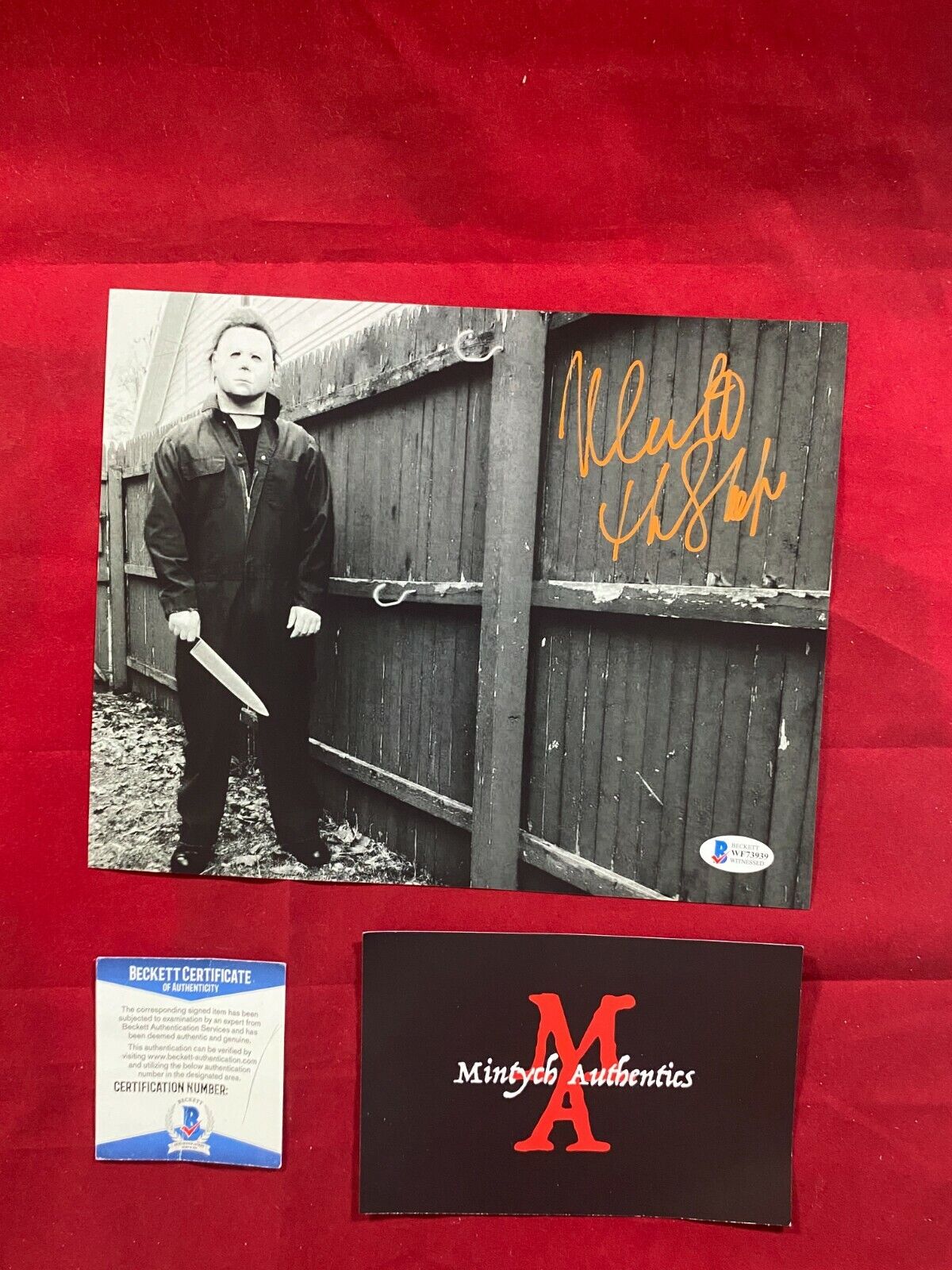 NICK CASTLE AUTOGRAPHED SIGNED 8X10 Photo Poster painting! HALLOWEEN! MICHAEL MYERS! BECKETT COA