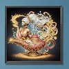 Genius Lamp Beauty - Diamond Painting - Partial Special Shaped Drill(Canvas|30*30cm)