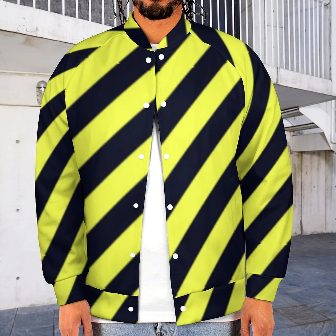 Mens Yellow And Black Jacket