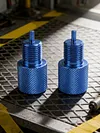 2 Pcs Brake Proportioning Valve Bleeder Tool Aluminum Alloy Valve Bleeding Tool for Disc/DISC/DRUM PV2 PV4 Combination Valves