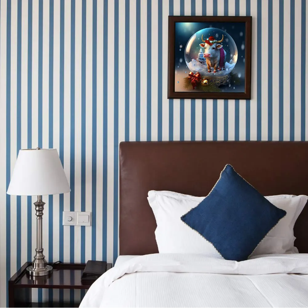 DIY Paint By Number 40*40cm - Crystal Ball-Cow