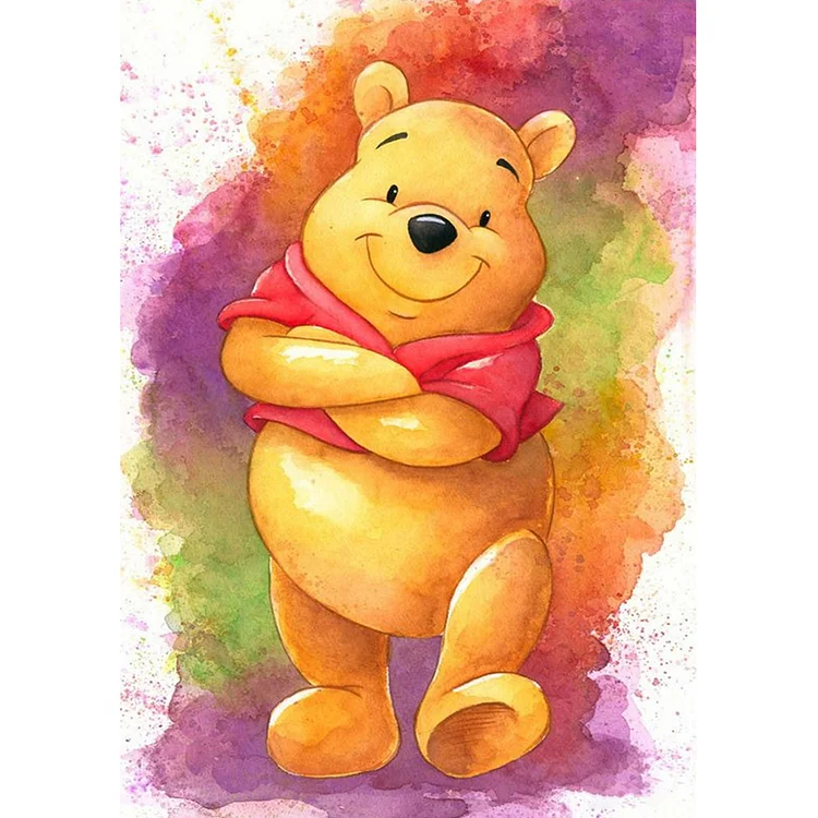 Winnie the Pooh  Full Round/Square Diamond Gem Art Kits
