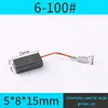 10pcs Carbon Brush Electric Hammer Angle Grinder Graphite Brush Replacement Tool