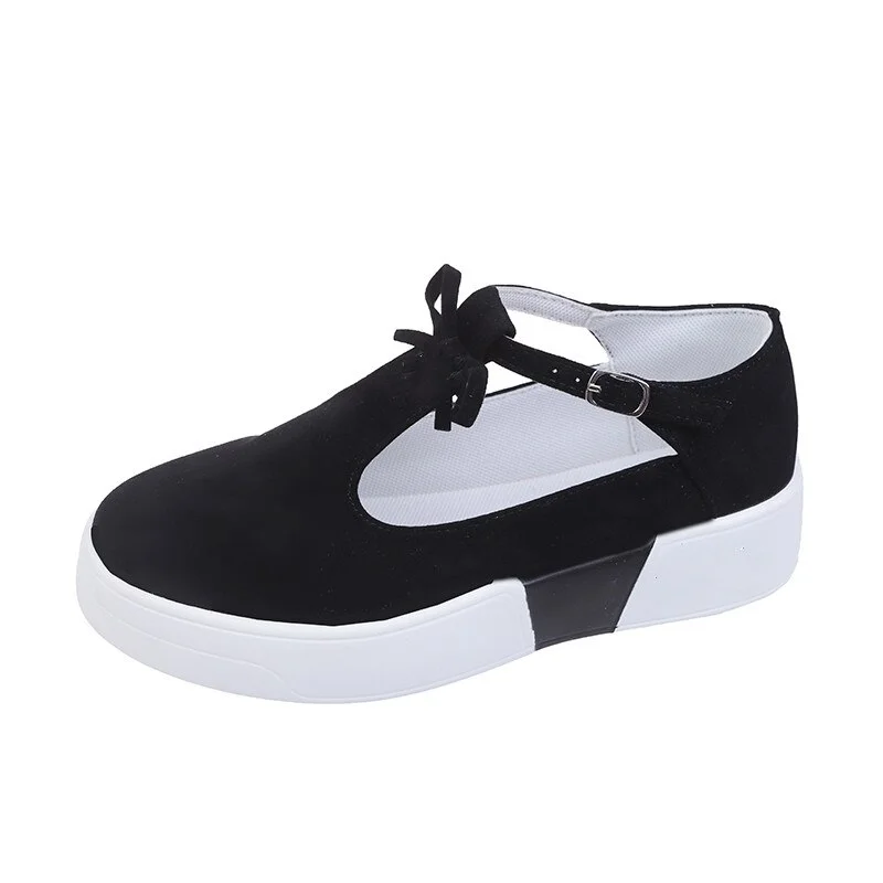 Qengg 2022 Women's Summer Breathable Flat Sneakers Sports Casual Hollow Vulcanized Shoes Fashion Ladies Lightweight Walking Platform