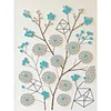 DIY Pearl Painting Tree Branch for Home Wall Decor with Frame(40x30cm)