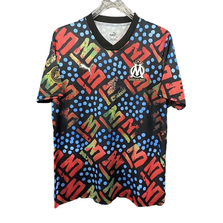 Olympique Marseille Afrika Sondertrikot 2024-2025 - Schwarz