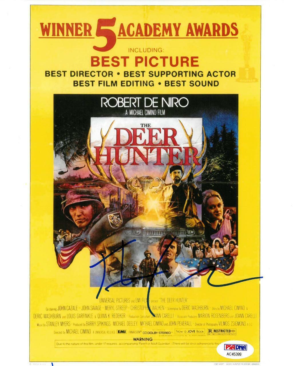 John Savage Signed The Deer Hunter Autographed 8x10 Photo Poster painting PSA/DNA #AC45399