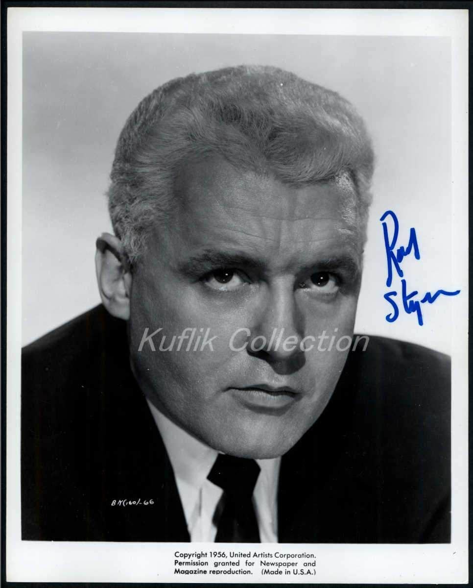 Rod Steiger - Signed Vintage Celebrity Autograph Photo Poster painting - In the Heat of the Nig