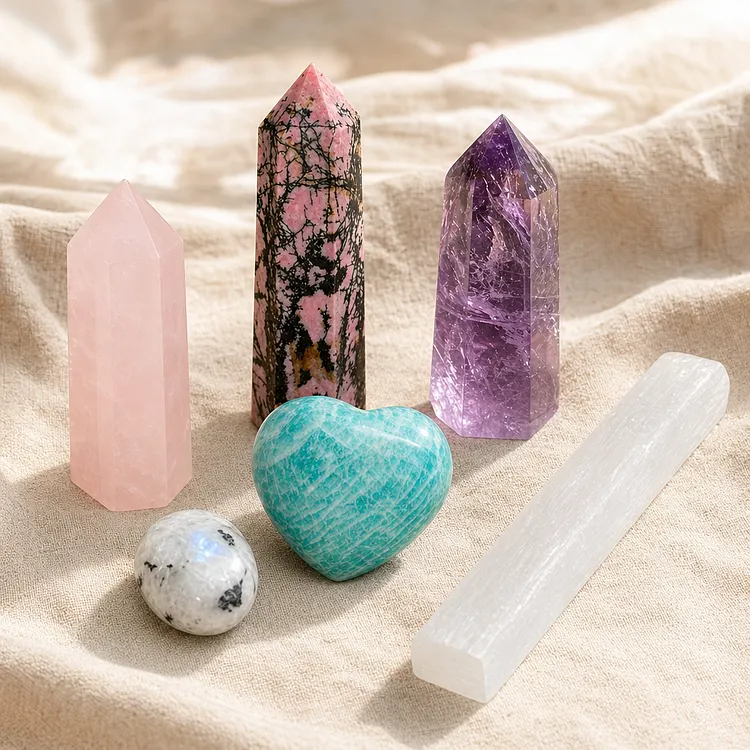 37Necklaces Heart Harmony Crystal Set