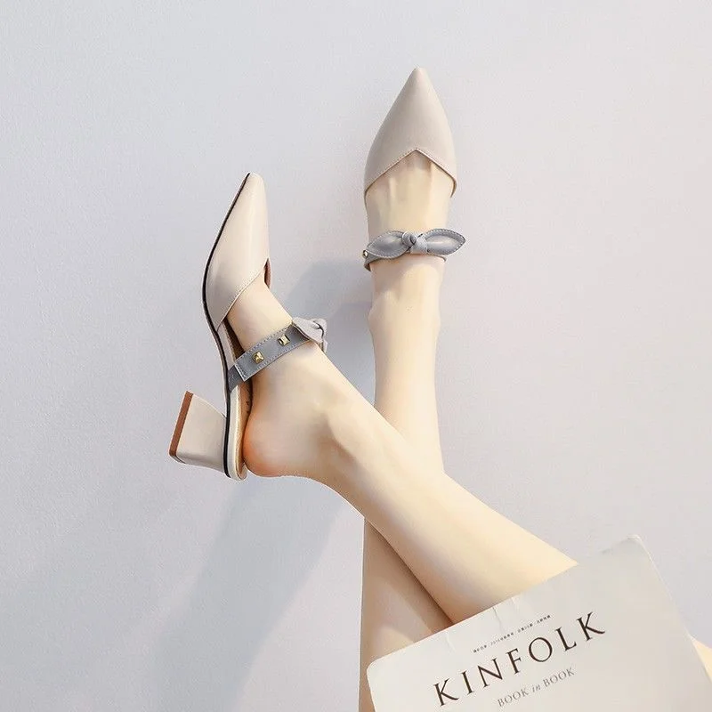 Slippers Women Heels Luxury Shoes High-heeled Sandals 2022 Summer Trends Flip Flop Sandal Women's Designer Heel Fashion Beach