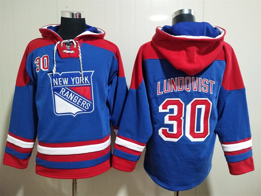 New York Rangers Hoodie #30 LUNDQ VIST mysite