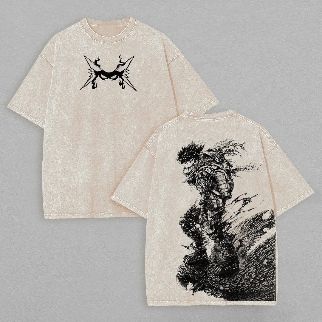 My Hero Academia Printed Unisex Washed T-Shirt
