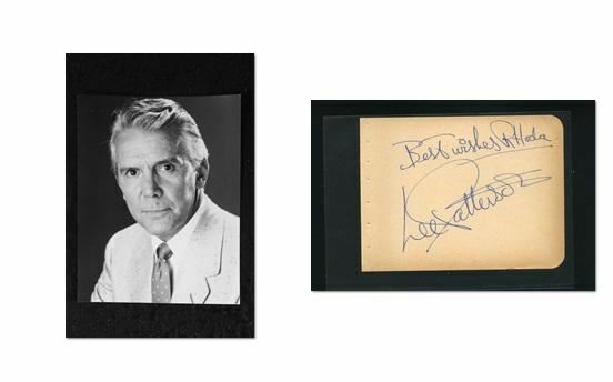 Lee Patterson - Signed Autograph and Headshot Photo Poster painting set - Deadly Record