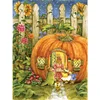 Diamond Painting-DIY Full Round Drill  The Pumpkin House