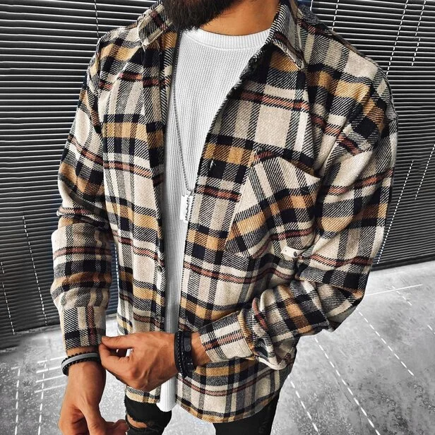 Plaid Casual Jacket-barclient