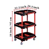 HX HONGXIANG Auto Detailing Tool Cart-Car Detailing Organizer for Garage DIY Home Studio Projects,Classify and Store Your Tools