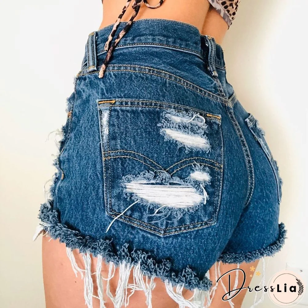 Women Make Old Denim Shorts Wq51