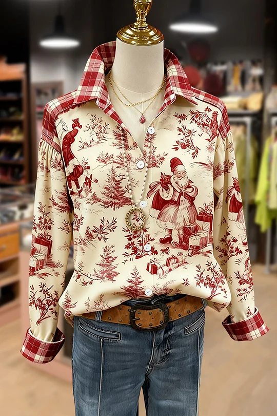 Mixed Pumpkin Print Long Sleeve Sweatshirt