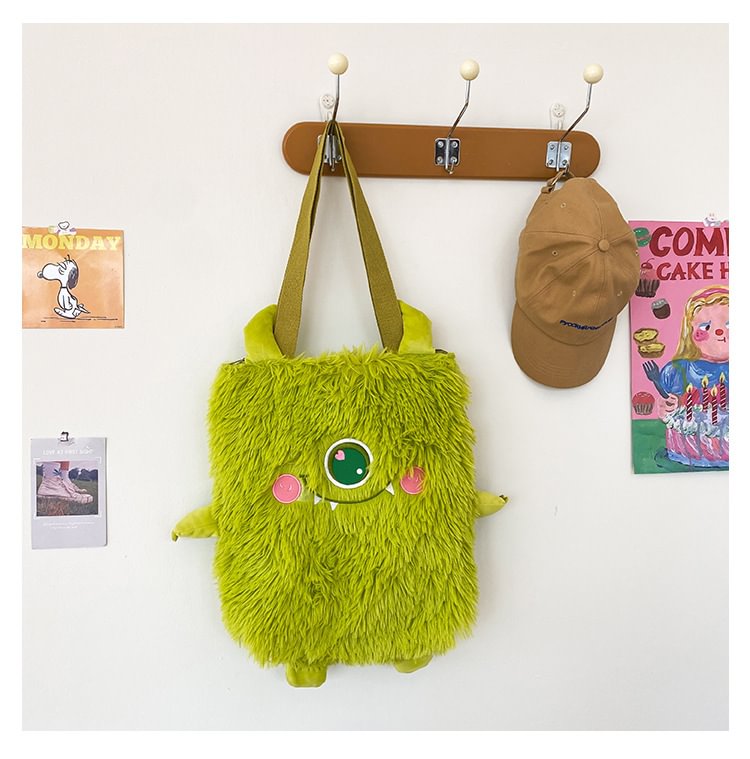 Letclo™ Little Monster Plush Shoulder Bag letclo Letclo