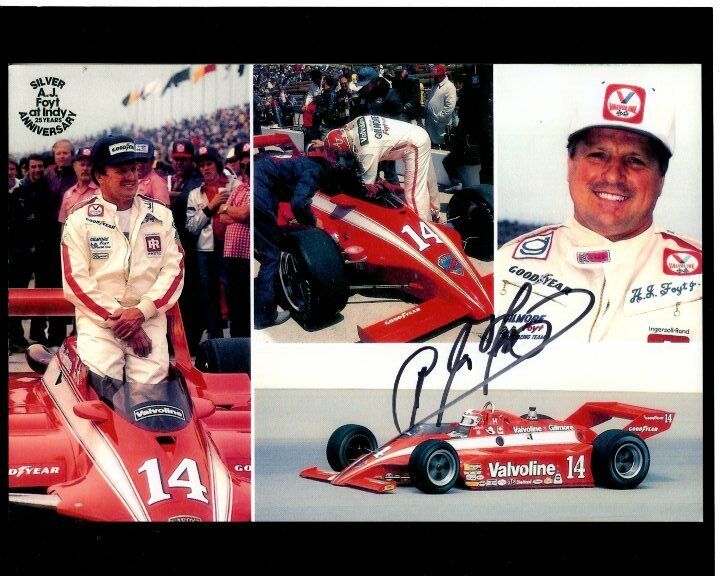 A.J. FOYT signed autographed INDY 8x10 Photo Poster painting