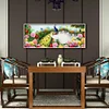 Diamond Painting-DIY Full Crystal Rhinestone Peacock（110*45 CM）