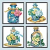 4pcs Diamond Painting-DIY Crystal Rhinestone Glass Bottle