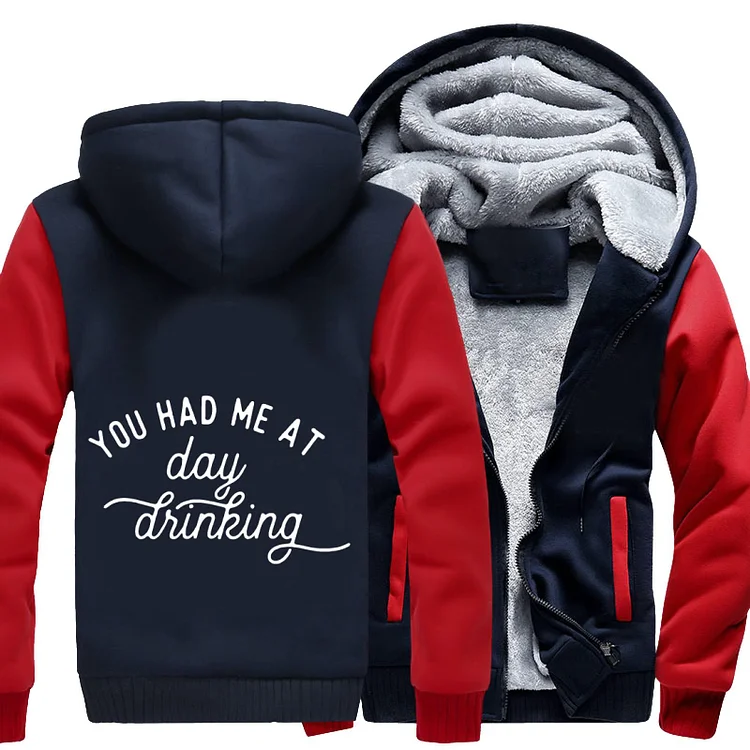 You Mad Me At Day Drinking, Beer Fleece Jacket
