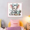 Sewing Mouse-11CT Stamped Cross Stitch 40*40cm/15.75*15.75in tapestrymarket