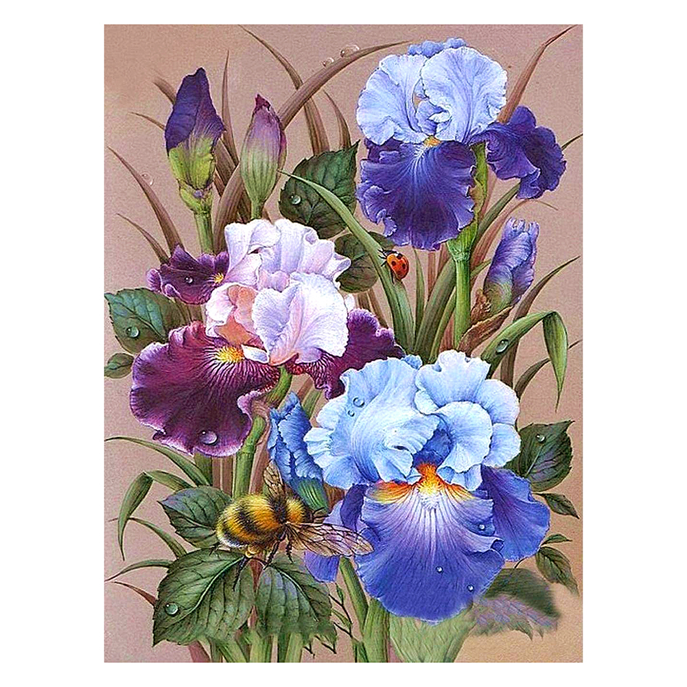 

Flower - 11CT Stamped Cross Stitch - 36*46CM, 501 Original
