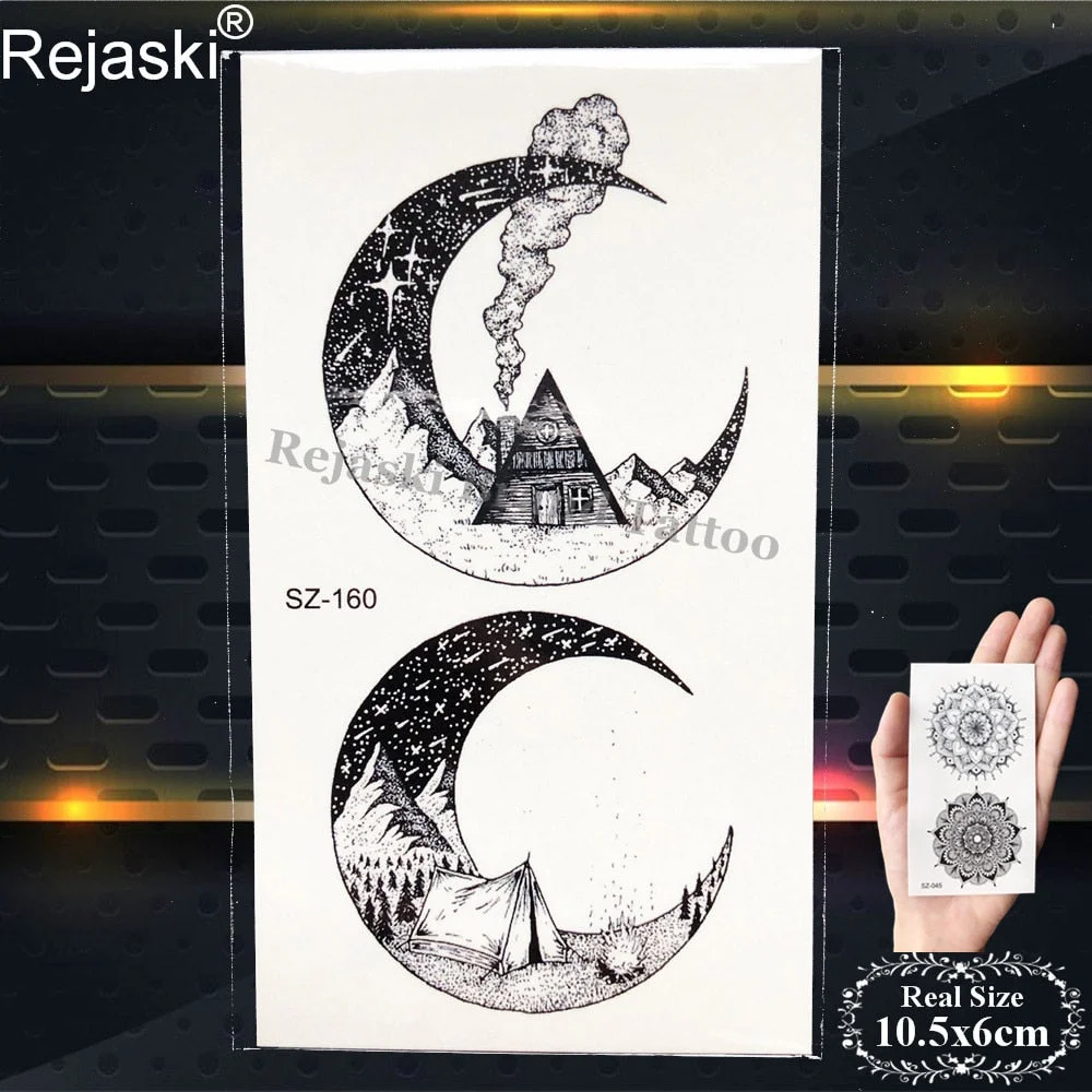 Labrador Dog Temporary Tattoo Stickers Women Body Arm Leaf Black Fake Tatoo Men Kids Waterproof 3D Tattoo Golden Retriever