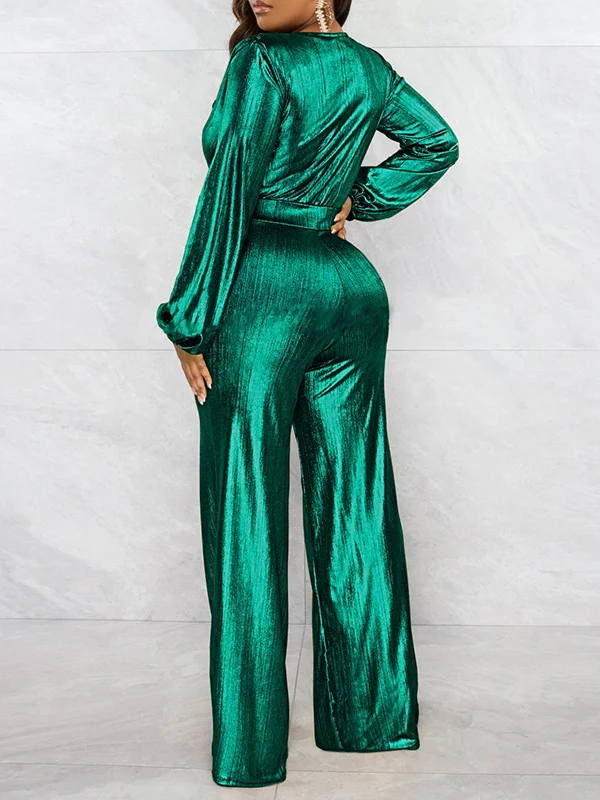 Solid Color Bodycon  Jumpsuit