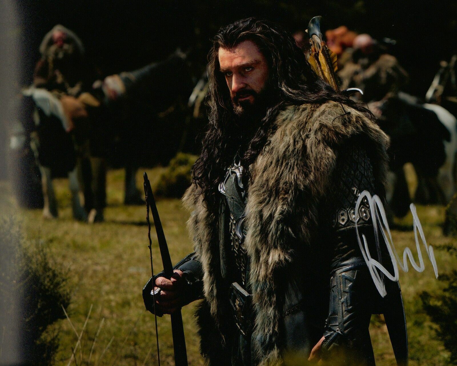 Richard Armitage Genuine Hand Signed 10X8 Photo Poster painting The Hobbit (5640)